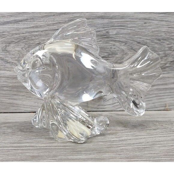 Princess House Pets Goldfish Figurine Fish Paperweight 24% Lead Crystal Germany - Picture 3 of 6